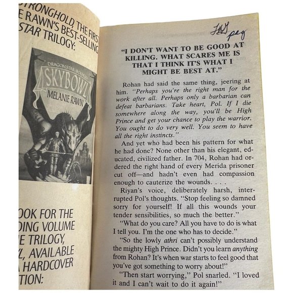 DRAGON Star Trilogy Books 2 and 3 Skybowl Dragon Token Series Melanie Rawn PB - Picture 8 of 12